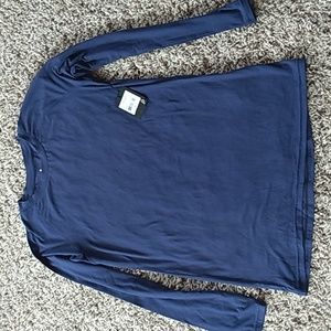 Women's Troop midnight blue super soft long sleeve shirt size M